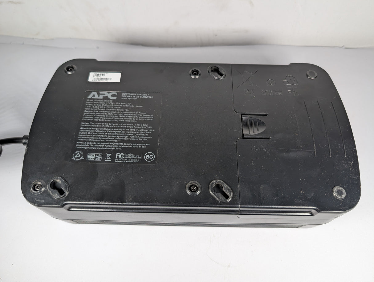 APC - Surge Protector and 450W Battery Backup - BE750G - Used - Big Liquidators