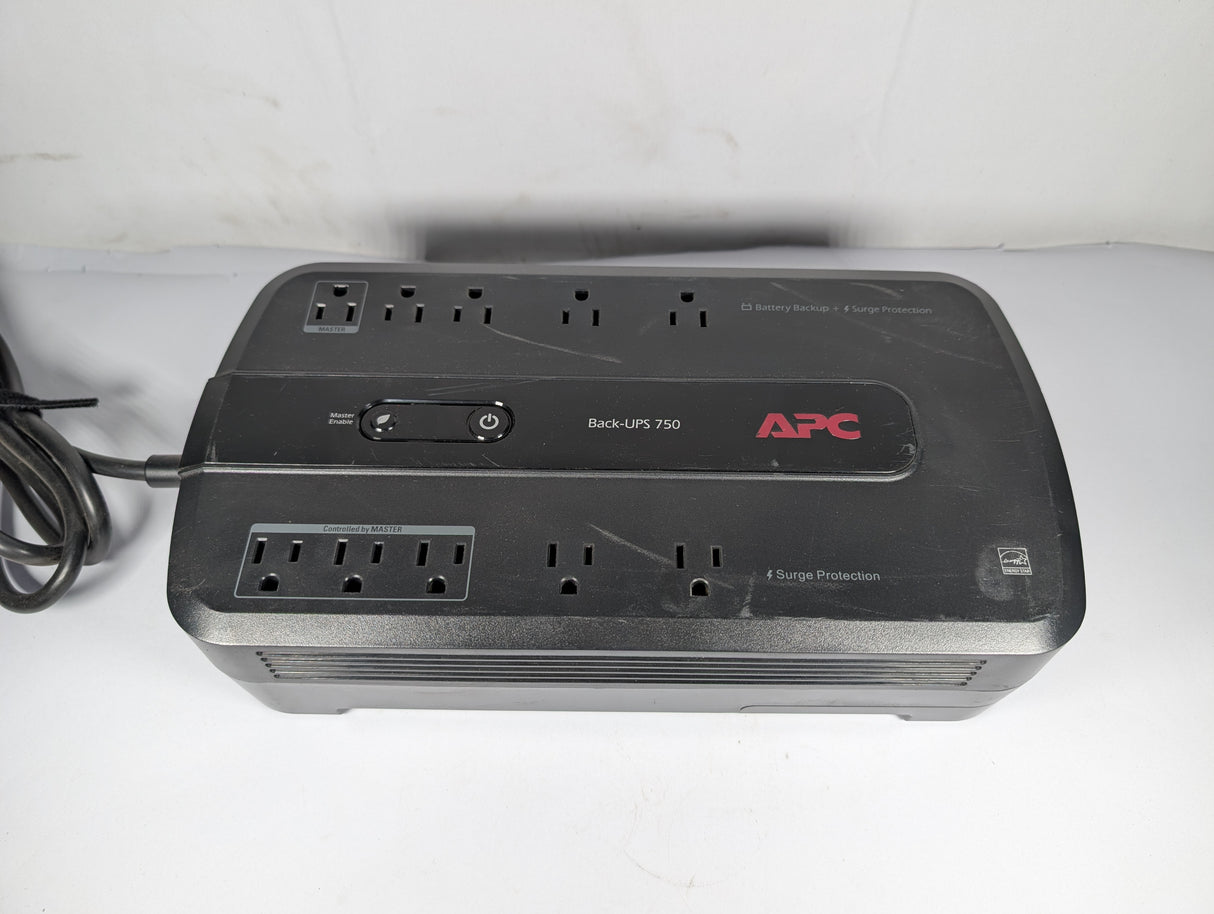 APC - Surge Protector and 450W Battery Backup - BE750G - Used - Big Liquidators
