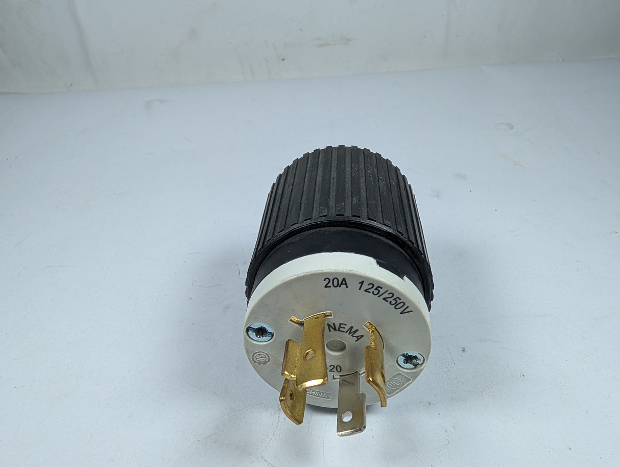 Hubbel - Industrial Locking Blade Plug 20A 125/250V - L14 - 20 - Used - Big Liquidators