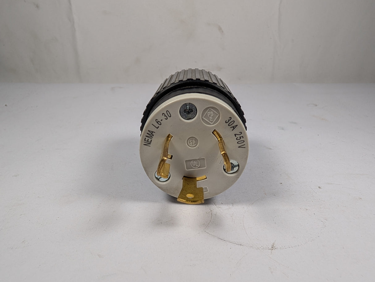 Hubbel - Industrial Locking Blade Plug 30A 250V - HBL2621 - Used - Big Liquidators