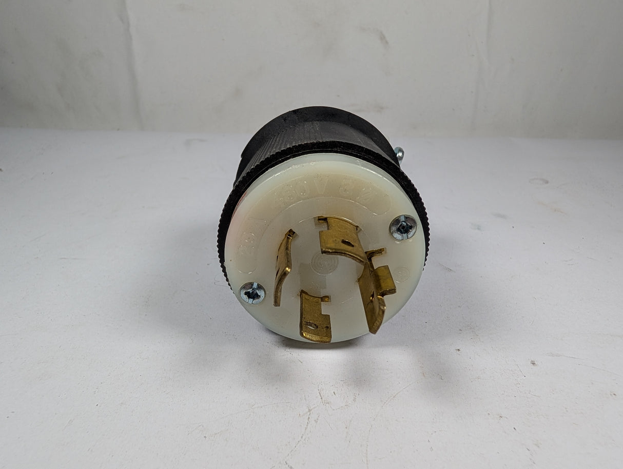 Hubbel - Industrial Locking Blade Plug 20A 480VAC - HBL2431 - Used - Big Liquidators