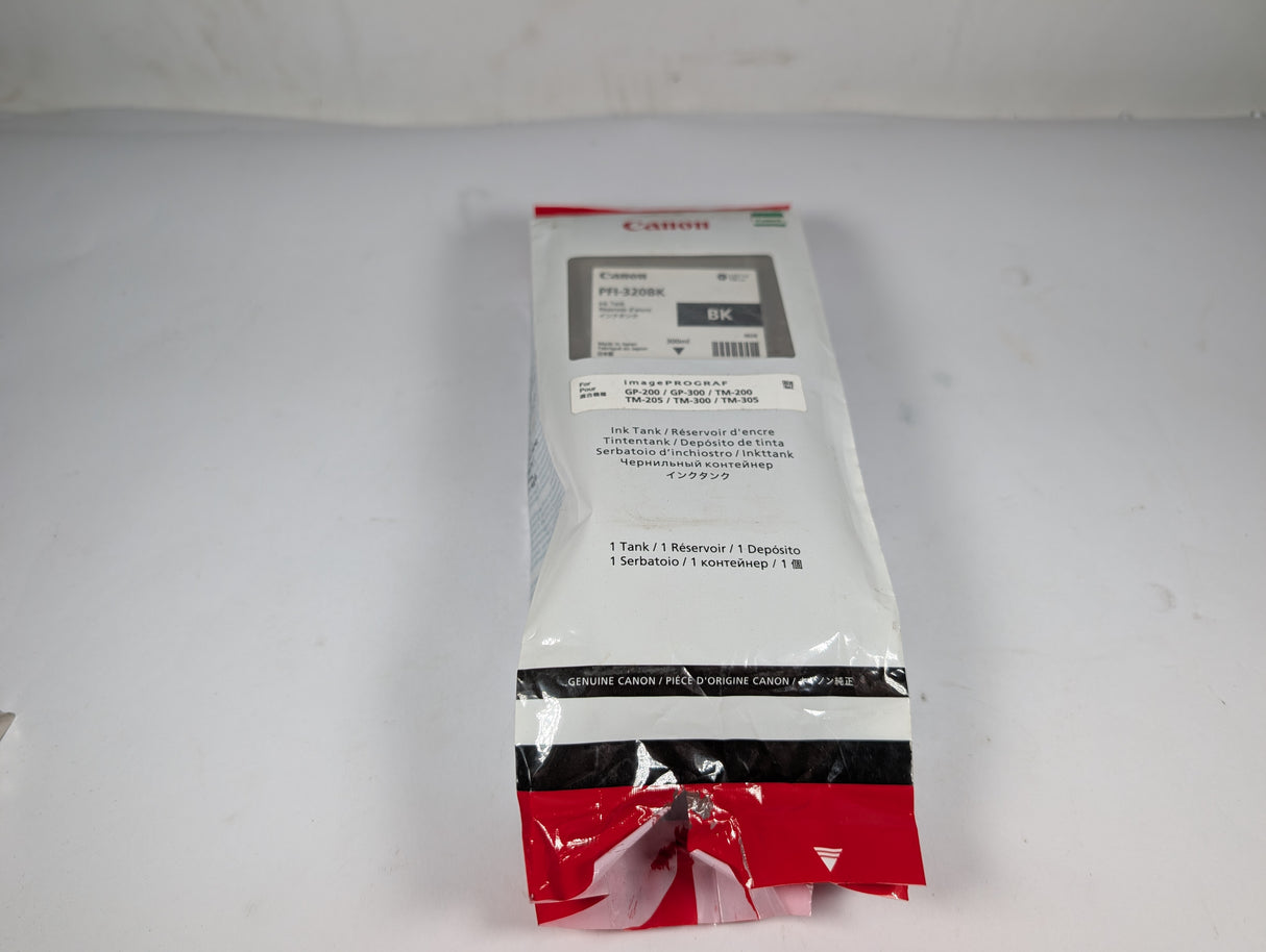Cannon - High Yeild Ink Cartridge Black - PFI - 320BK - New - Big Liquidators