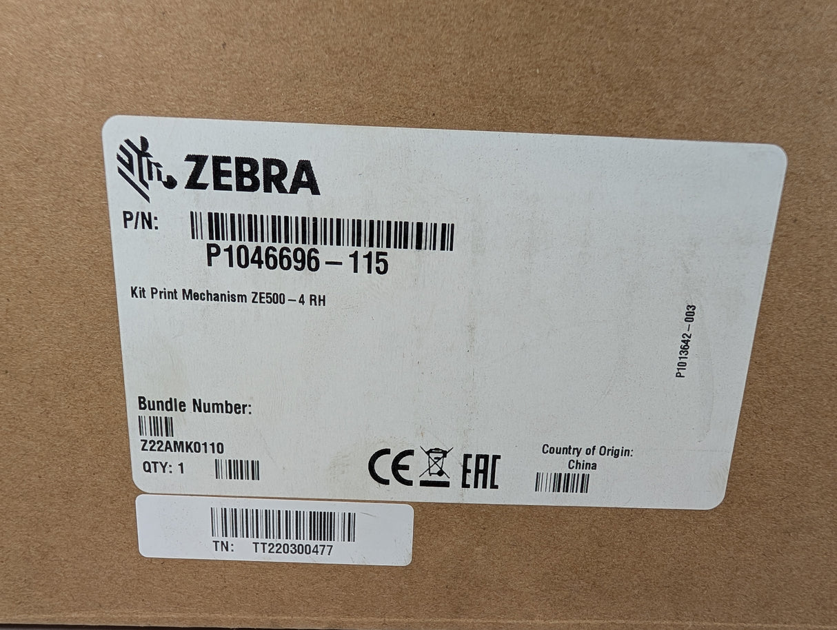 Zebra - ZE500 - 4 Print Mechanism - P1046696 - 115 - New - Big Liquidators