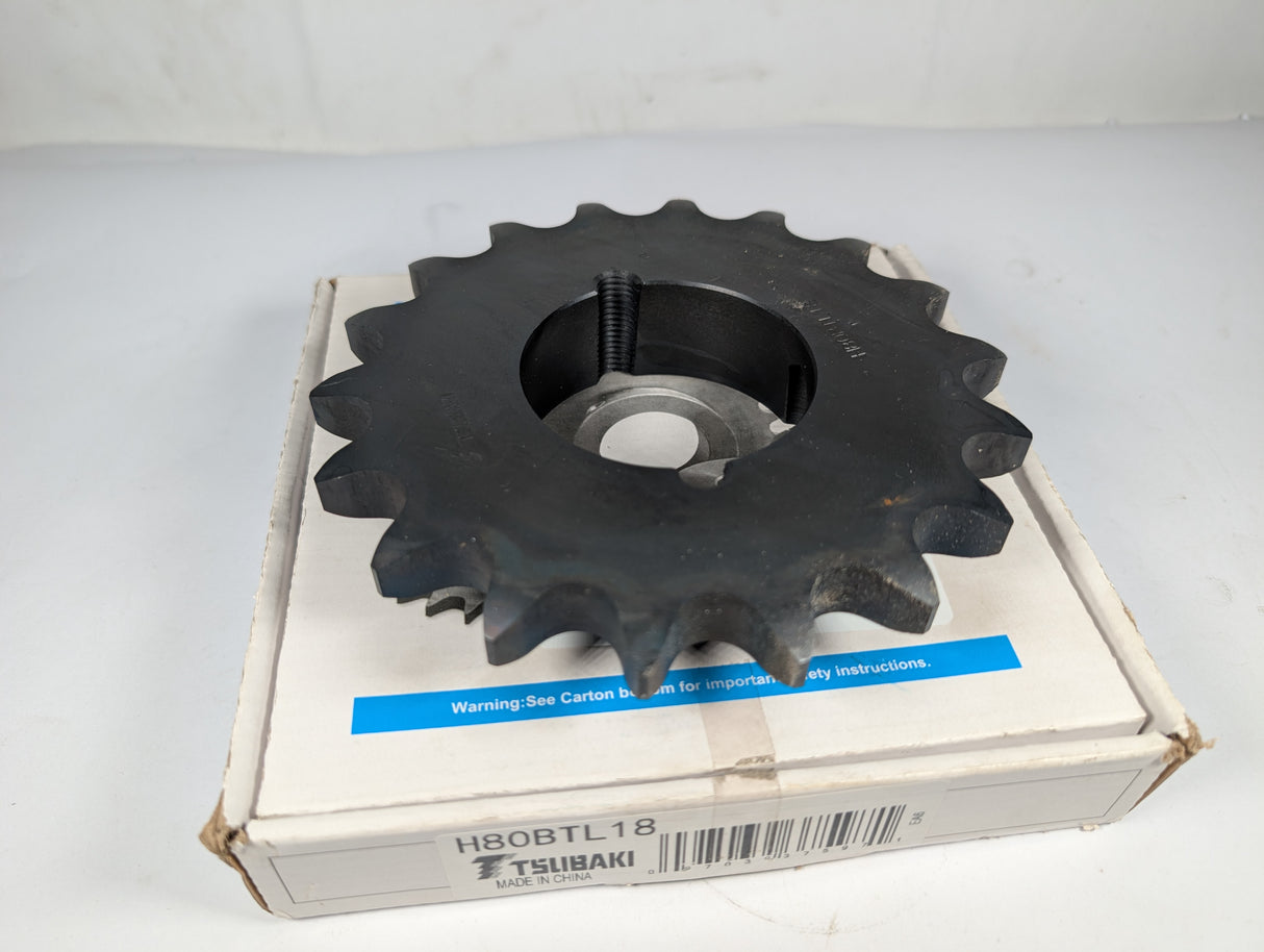 Tsubaki - Finished Bore Sprocket - H80BTL18 - New - Big Liquidators