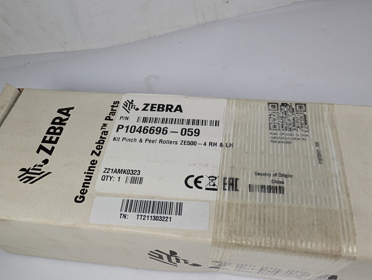 Zebra - ZE500 - 4 Pinch and Peal Roller - P1046696 - 059 - New - Big Liquidators