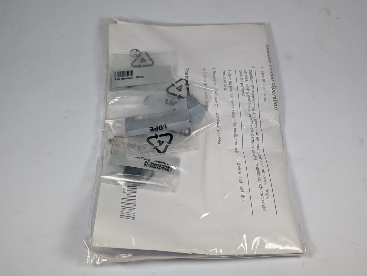 Zebra - ZE500 Series Media Guide Kit - P1046696 - 061 - New - Big Liquidators