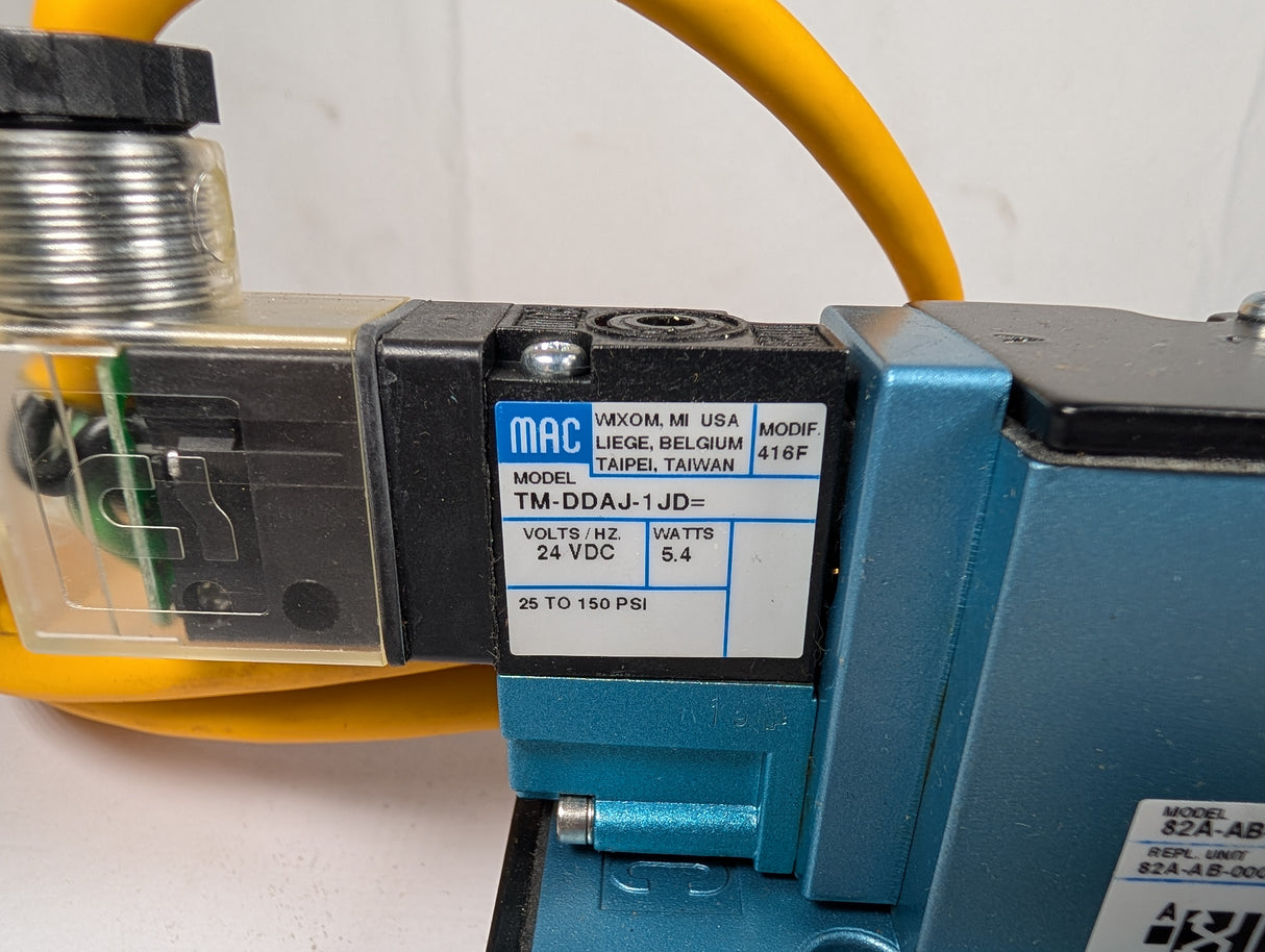 Mac Valves - 24V Solenoid Valve - 82A - AB - CAA - TM - DDAJ - 1JD= - New - Big Liquidators