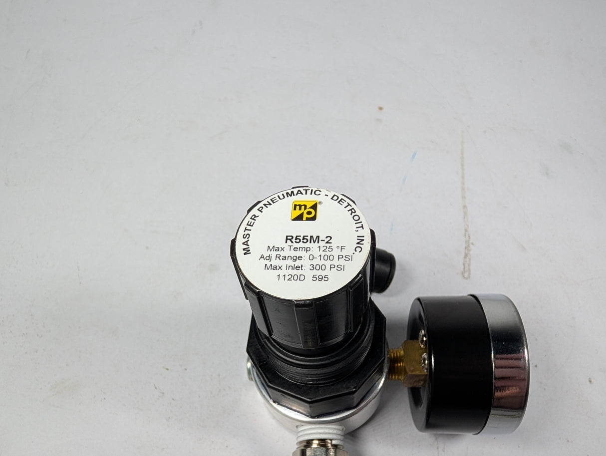 Master Pneumatics - Piston Regulator with Pressure Gage - R55M - 2 - New - Big Liquidators