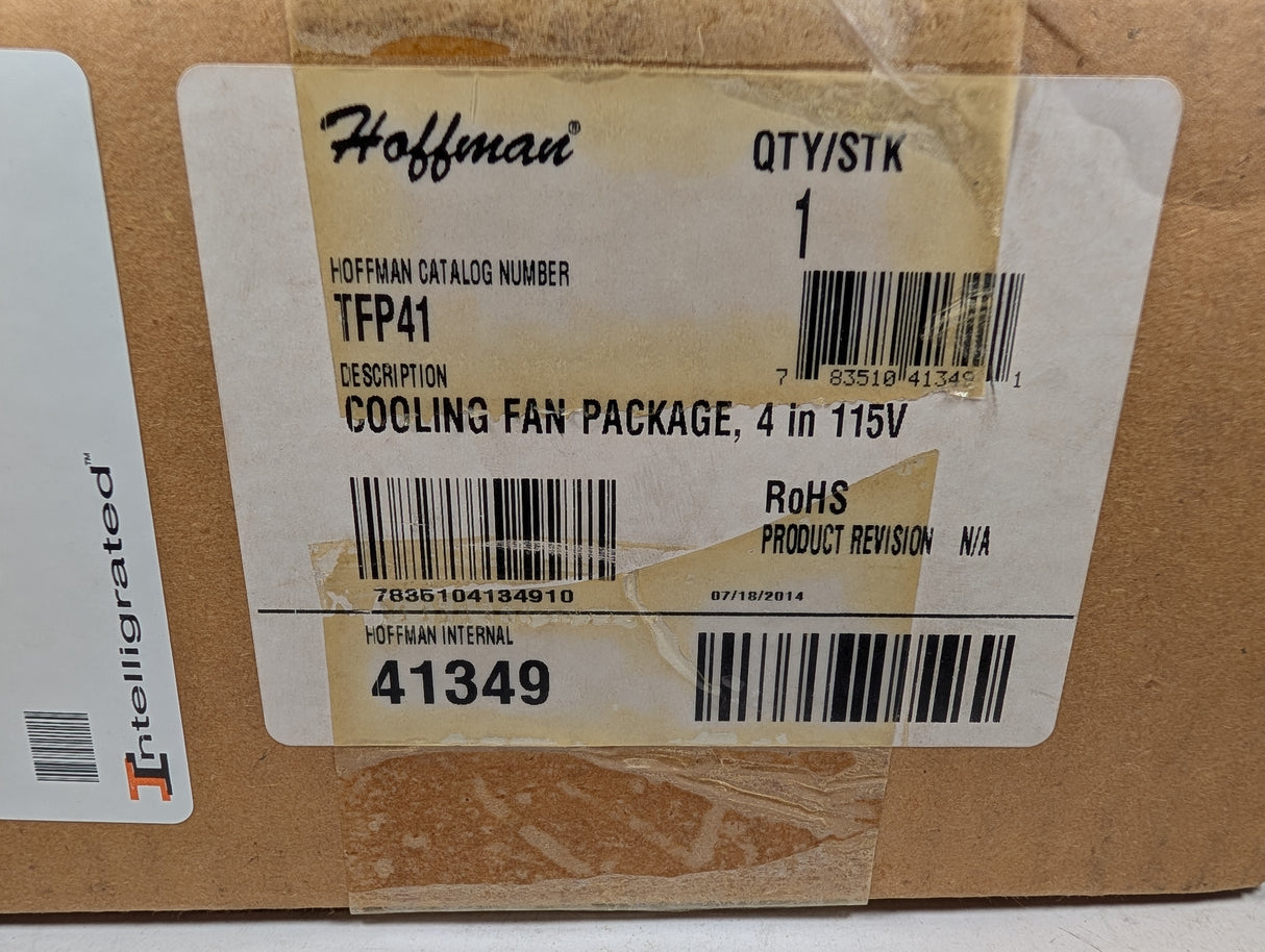 Hoffman - 4" Cooling Fan Package 115V - TFP41 - New - Big Liquidators