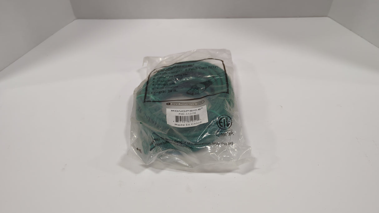 CAT 6 Ethernet Cables - 20ft - New - Big Liquidators