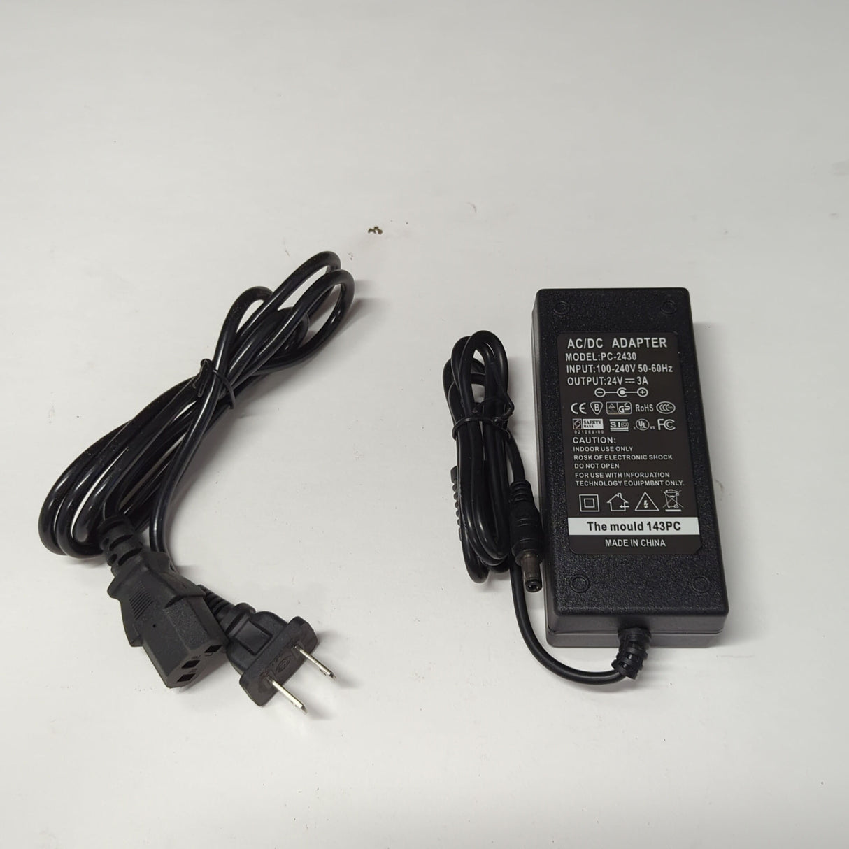 PC-2430 - AC/DC Power Adaptor - 24V - New