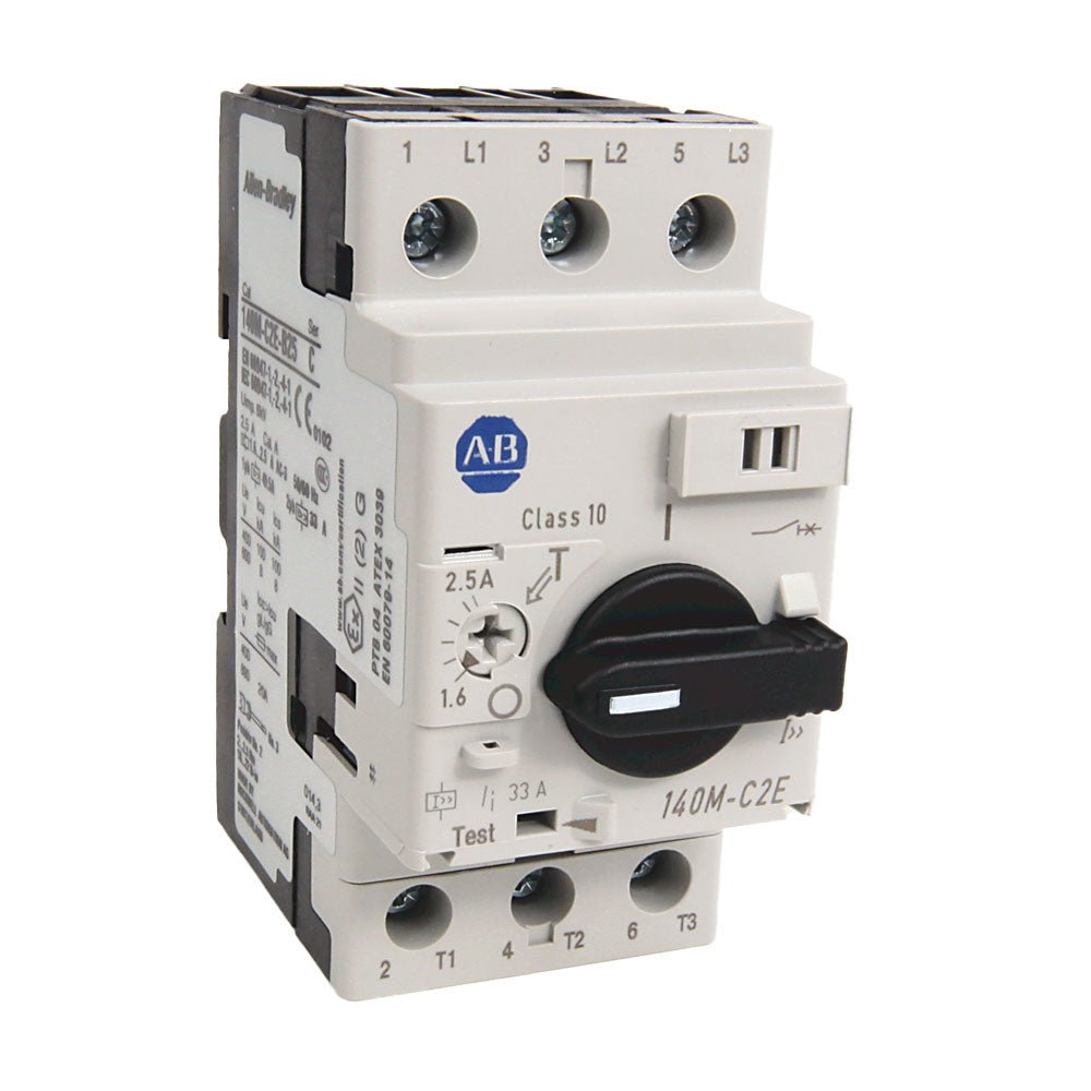 ALLEN BRADLEY - Motor Protection Circuit Breaker - 140M - C2E - B16 - NEW - Big Liquidators