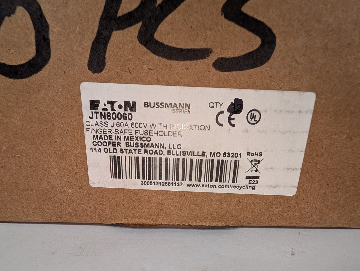 Bussman - 60 Amp Fuse Holder - JT60060 - New - Big Liquidators