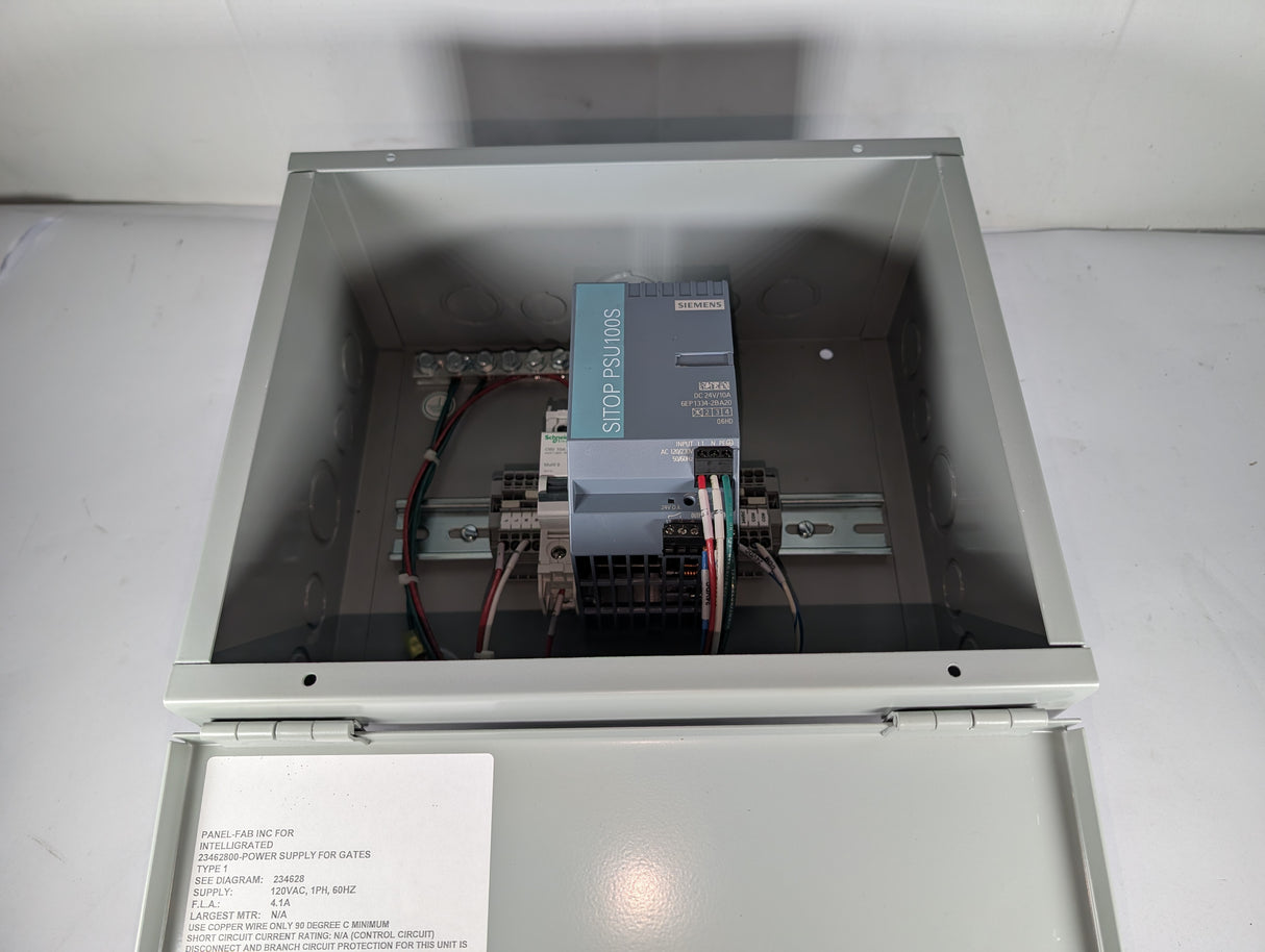 Hoffman - Hinged Electrical Enclosure with Misc. Electrical Components - AHE12X10X6 - New - Big Liquidators