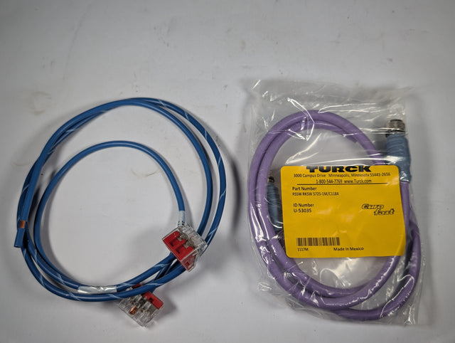 TURCK - 1 Meter Extension Cordset with 2 Quick Connect Cables - RSSW RKSW 5725 - 1M/C1184 - New - Big Liquidators