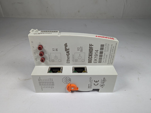 BECKHOFF - EtherCat Cuppler with Intigrated Digital Standard and Safety I/O's - EK1914 - New - Big Liquidators