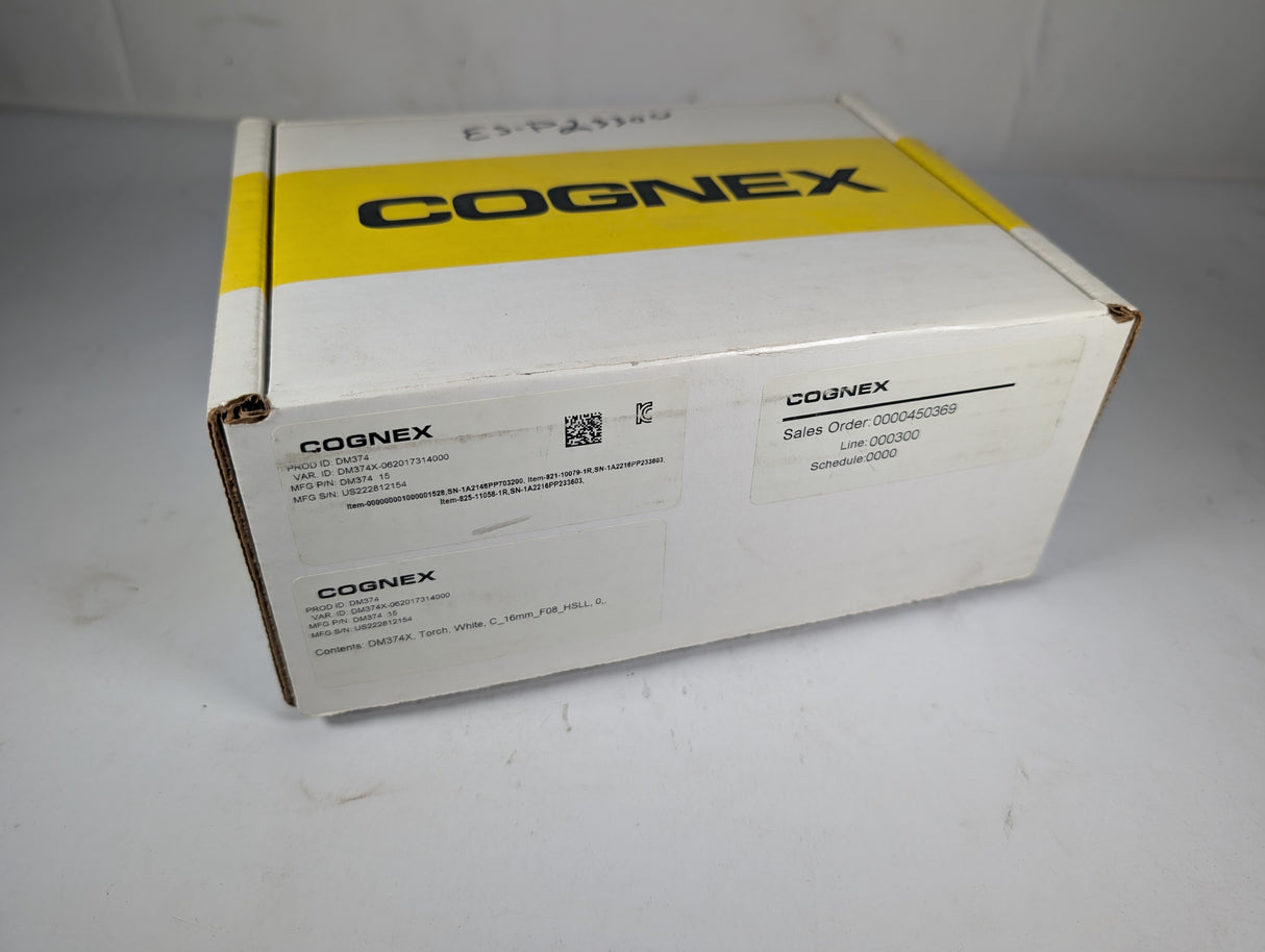 Cognex - Fixed Mount Barcode Scanner w/Smart vision Lights - DM374 - New - Big Liquidators