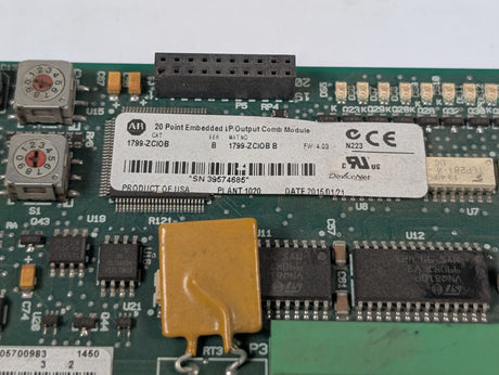 Allen Bradley - Zone Control I/O Card - 1799 - ZCIOB - Used - Big Liquidators