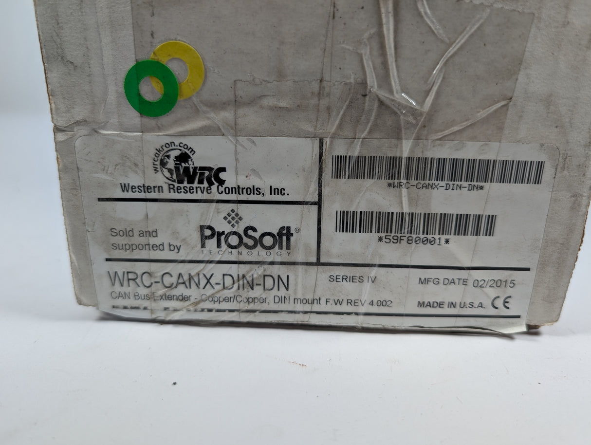 ProSoft Technology - WRC CAN Bus Extender - WRC - CANX - DIN - DN - New - Big Liquidators