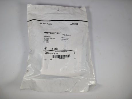 Allen Bradley - Polarized Retroreflective Sensor - 42EF - P2RCB - A2 - New - Big Liquidators