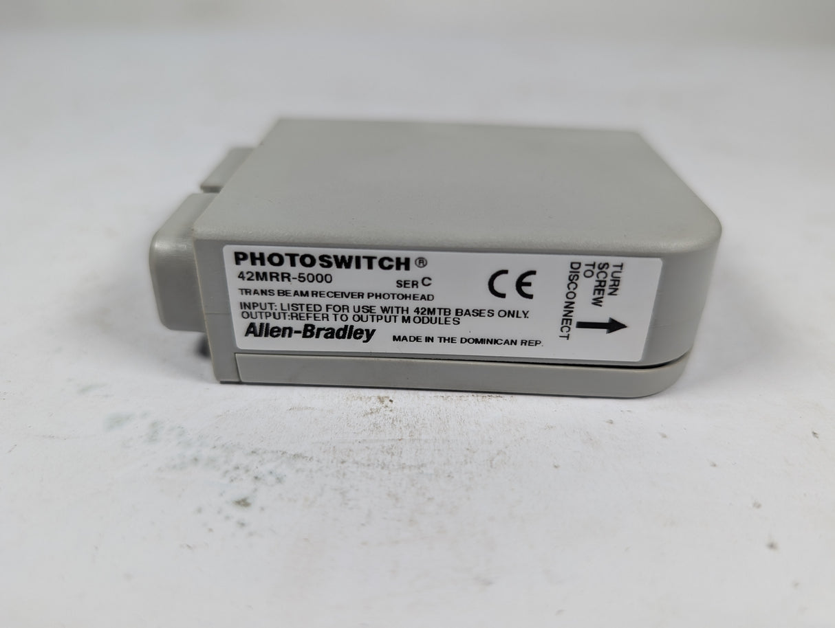 Allen Bradley - Photoswitch, Trans Beam Receiver, Photohead - 42MRR - 5000 - New - Big Liquidators
