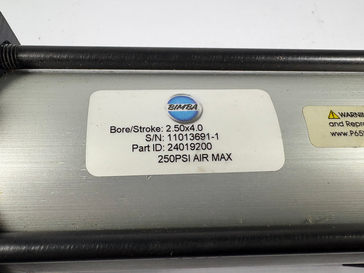 Bimba - Pneumatic Cylinder and Housing - 24019200 - Used - Big Liquidators