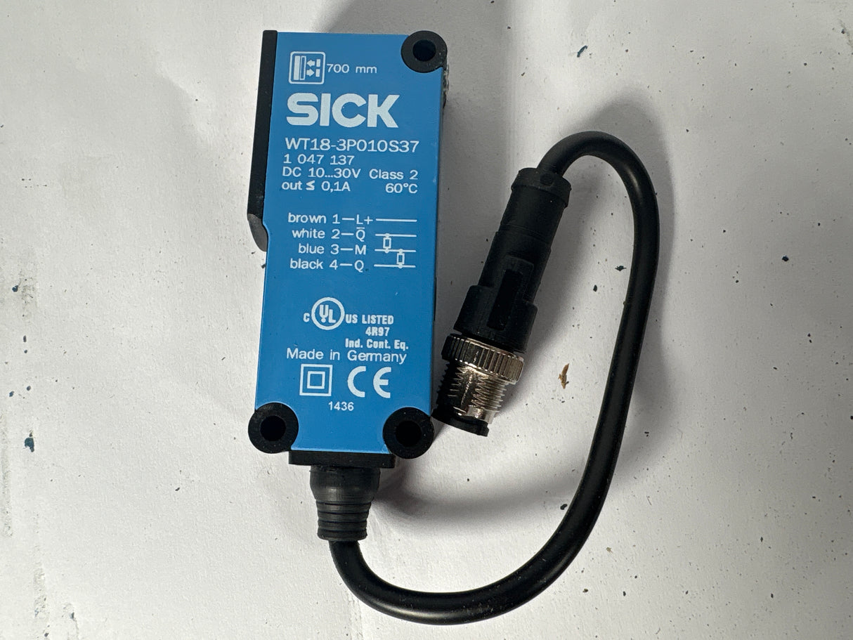 SICK - Photelectric Proximity Sensor - WT18 - 3P010S37 - New - Big Liquidators