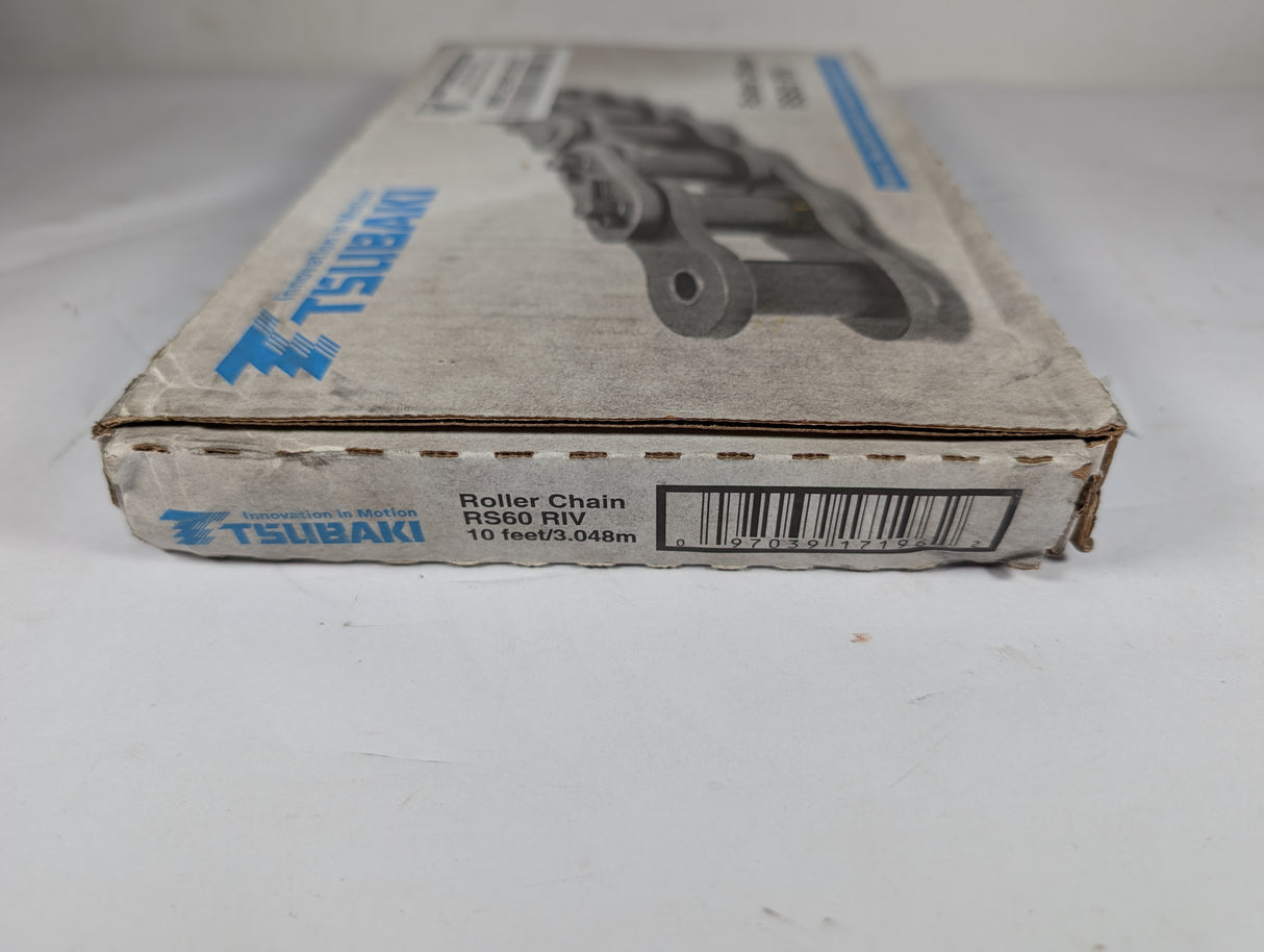 Tsubaki - 10 ft Roller Chain Section - RS60 RIV - New - Big Liquidators