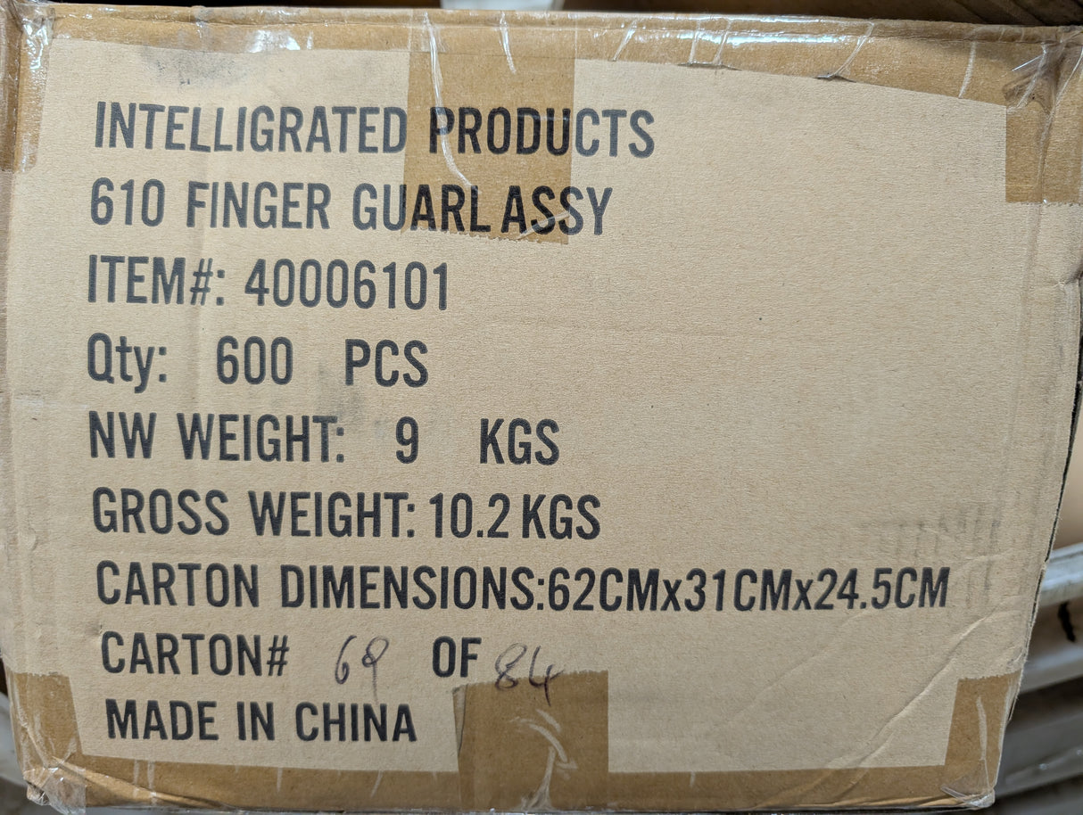 Intelligrated - 610 Finger Guards Pack of 100 - 40006101 - New - Big Liquidators