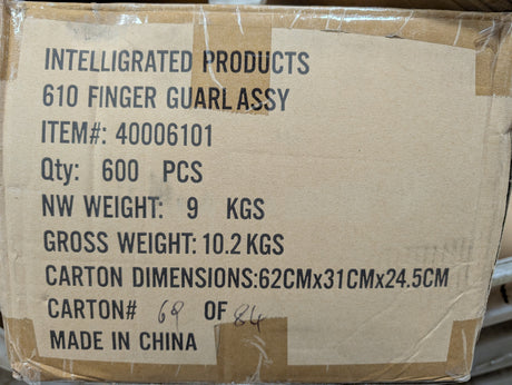 Intelligrated - 610 Finger Guards Pack of 100 - 40006101 - New - Big Liquidators