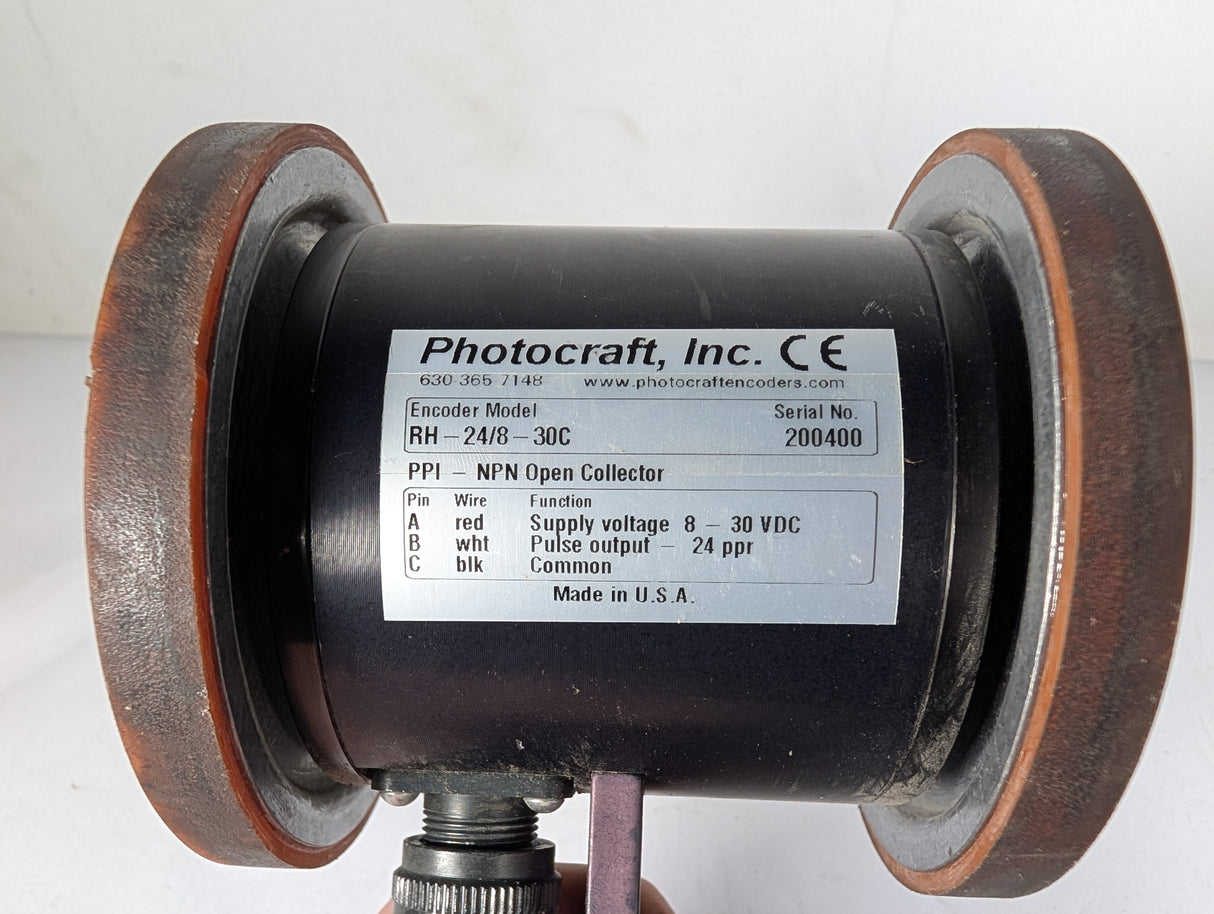 Tri - Tronics - Photocraft Rotary Encoder - RH - 24/8 - 30C - Used - Big Liquidators