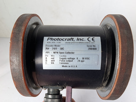Tri - Tronics - Photocraft Rotary Encoder - RH - 24/8 - 30C - Used - Big Liquidators