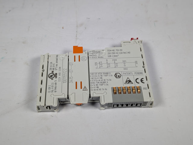 Wago - 2 - Channel Relay Output Module - 753 - 512 - New - Big Liquidators