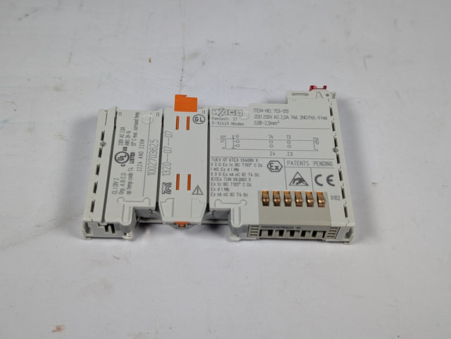 Wago - 2 - Channel Relay Output Module - 753 - 513 - New - Big Liquidators