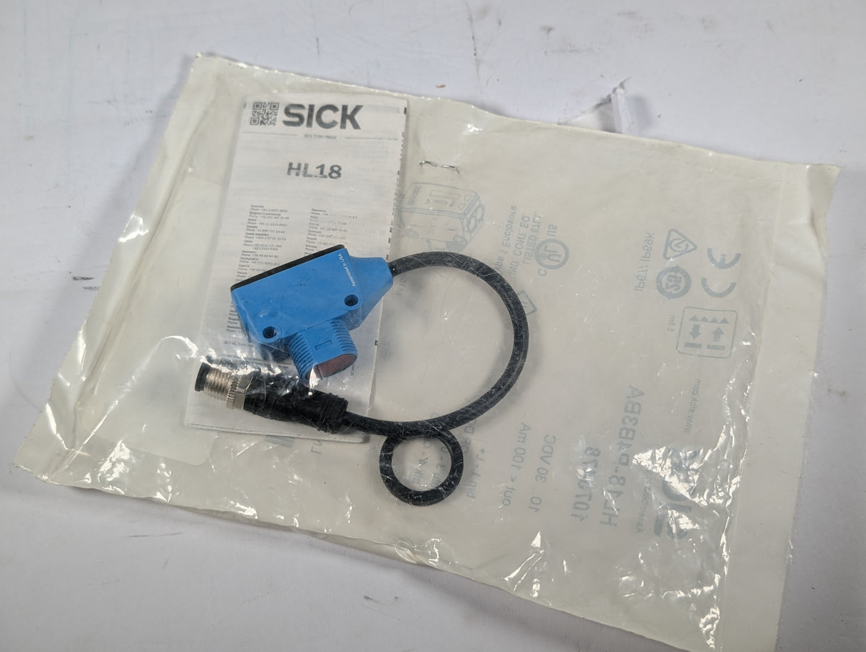 SICK - Photelectric Sensor - HL18 - P4B3BA - New - Big Liquidators