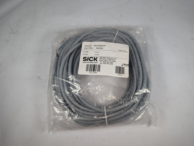 SICK - 10 Meter Right Angle Cordset - KD4 - RIM1210 - New - Big Liquidators