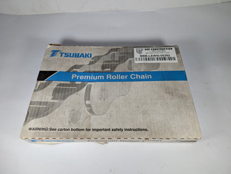 Tsubaki - 10 FT of Premium Roller Chain - RS80 RIV - New - Big Liquidators