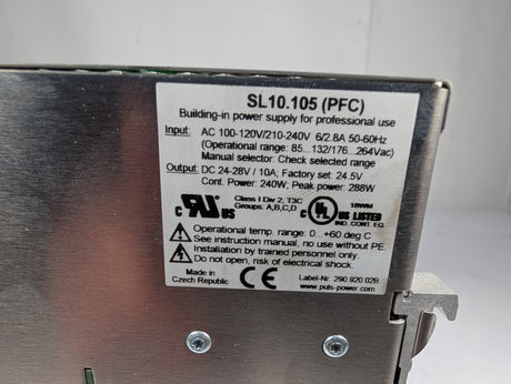 PULS - AC 100 - 120/220 - 240V Power Supply - SL10 - Used - Big Liquidators