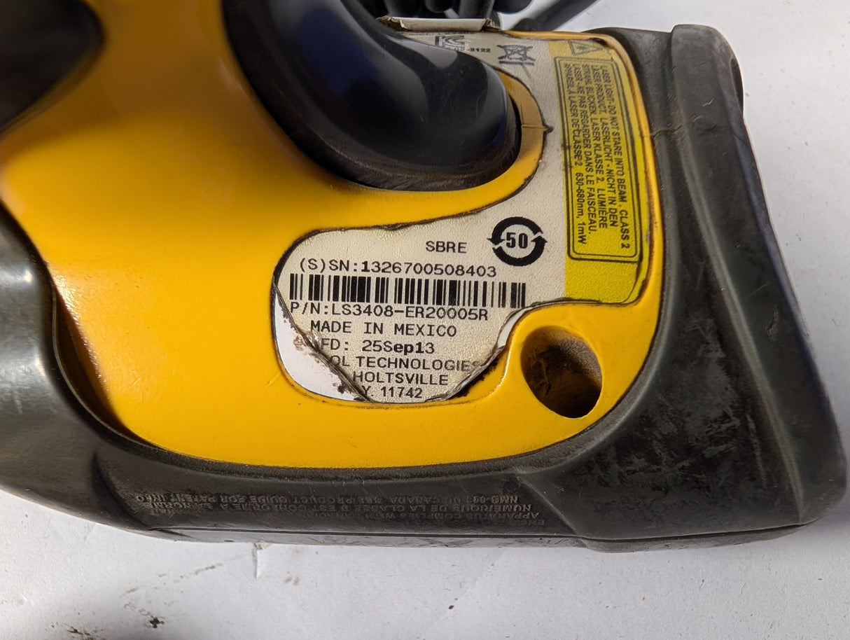 Symbol/Motorolla - Rugged Long Range Barcode Scanner - LS3408 - ER20005R - Used - Big Liquidators