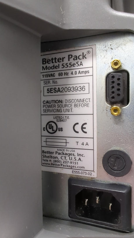 Better Pack 555e BP555ESA - Electronic Kraft Tape Dispenser - Used