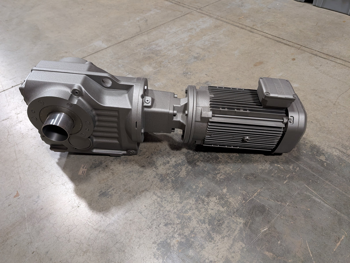 Sew - Eurodrive - 7.5 HP Helical Bevel Gearmotor - KT87 AM213/215 DRN132S4 - New - Big Liquidators