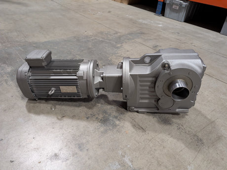 Sew - Eurodrive - 7.5 HP Helical Bevel Gearmotor - KT87 AM213/215 DRN132S4 - New - Big Liquidators