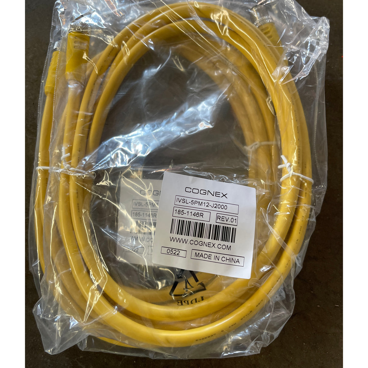 COGNEX IVSL-5PM12-J2000 JUMPER CABLE