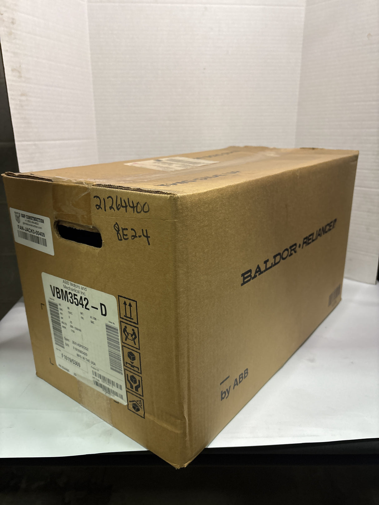 Baldor Reliance - .75 HP Electric Motor - VBM3542 - D - New - Big Liquidators