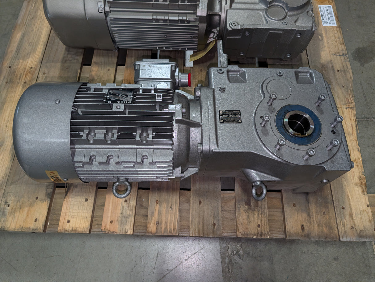 Nord - 10 HP Helical Bevel Gearmotor - 9032.1AZBD - 132M/4 - New - Big Liquidators