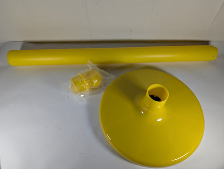 Uline - Plastic Crowd Control Post Yellow - H - 3361Y - New - Big Liquidators