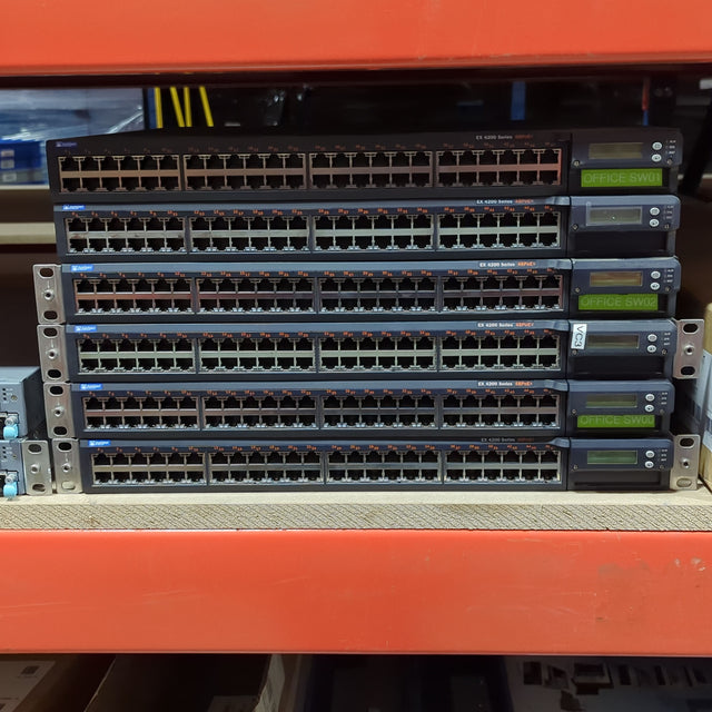 Juniper Networks - 48 - Port PoE+ Ethernet Switch - EX4200 - Used - Big Liquidators