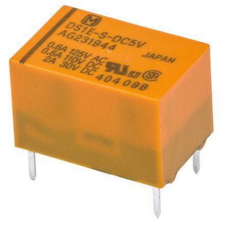 Mouser - 769 - DS1E - S - DC5V - Low Signal Relay - NEW - Big Liquidators