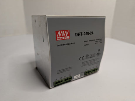 Mean Well - Power Switching Regulator - DRT - 240 - 24 - Used - Big Liquidators