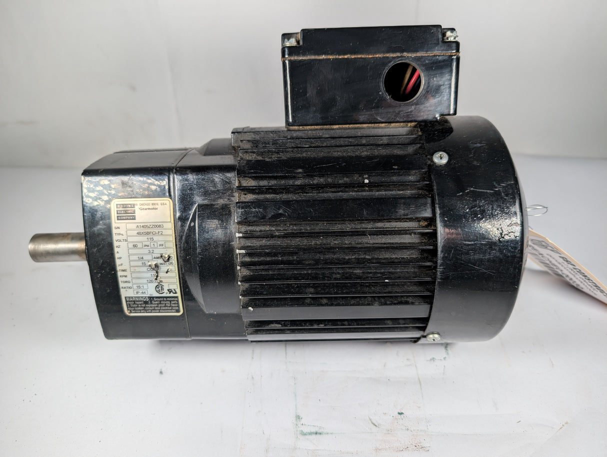 Bodine - 0.25 HP Electric Motor - 48X5BFCI - F2 - Used - Big Liquidators